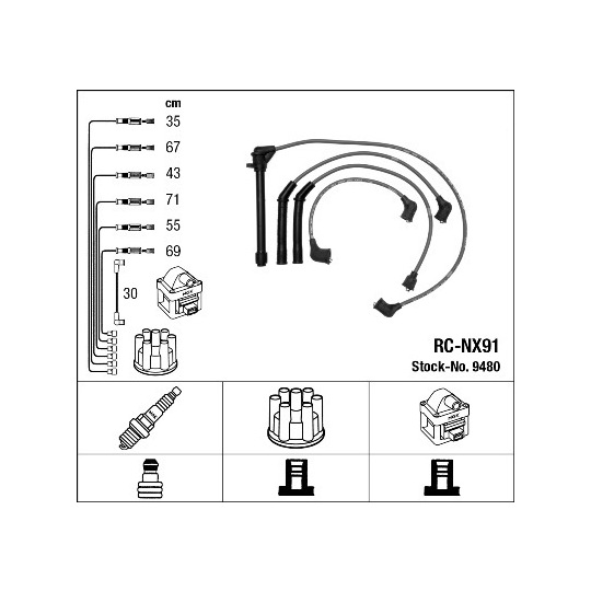 9480 - Ignition Cable Kit 