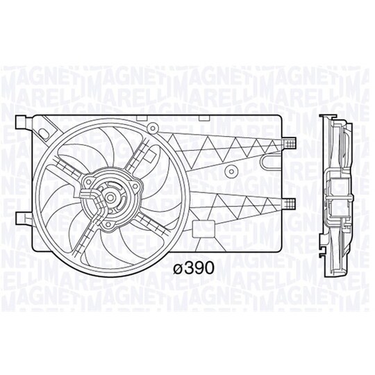 069422574010 - Ventilaator, mootorijahutus 