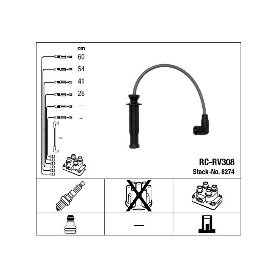 8274 - Ignition Cable Kit 