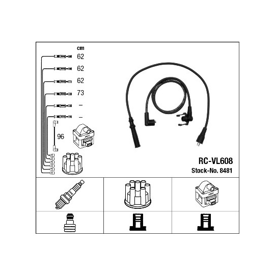 8481 - Ignition Cable Kit 