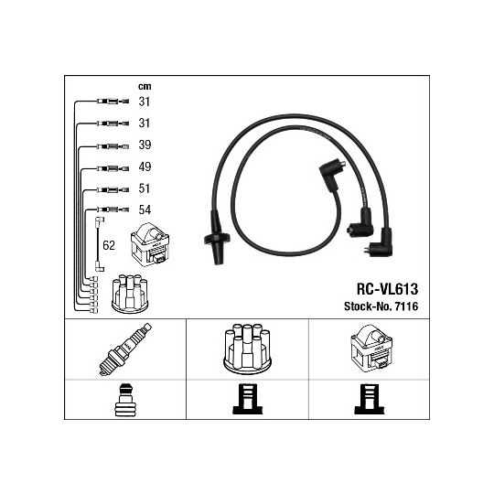 7116 - Ignition Cable Kit 