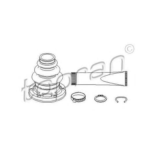 500 594 - Drive axle bellows kit 