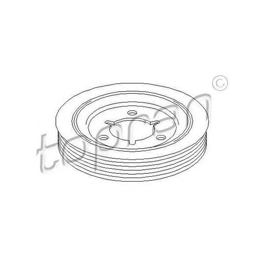 721 974 - Crankshaft pulley 