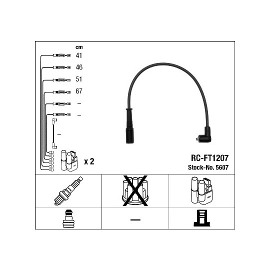 5607 - Tändkabelsats 