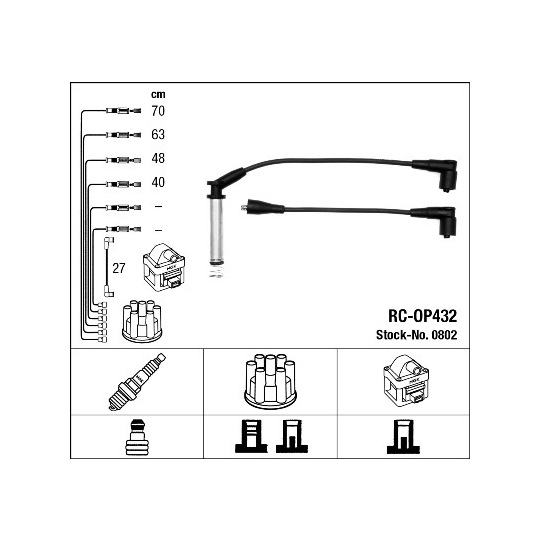 0802 - Ignition Cable Kit 