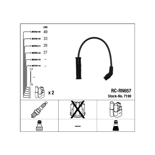 7198 - Ignition Cable Kit 