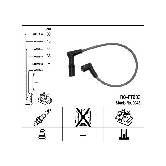 0645 - Ignition Cable Kit 