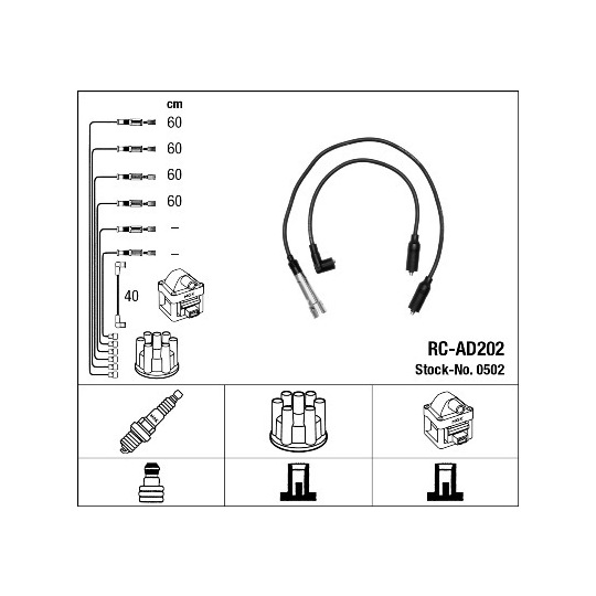 0502 - Ignition Cable Kit 