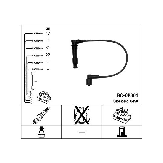 8458 - Ignition Cable Kit 