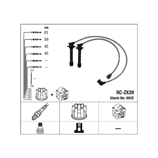9925 - Tändkabelsats 