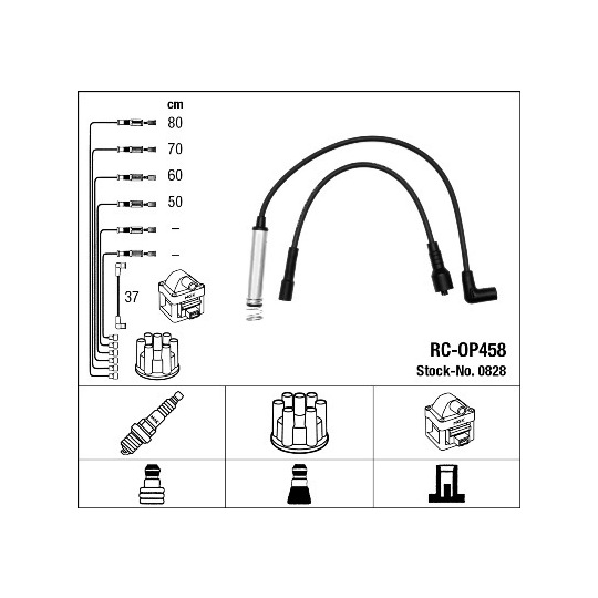 0828 - Ignition Cable Kit 