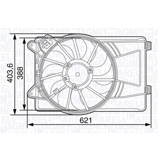 069422474010 - Ventilaator, mootorijahutus 