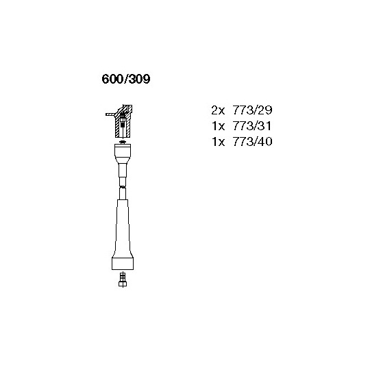600309 - Ignition Cable Kit 