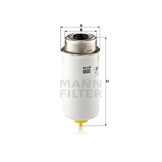 WK 8158 - Fuel filter 