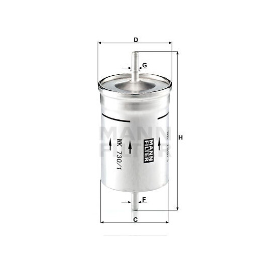 WK 730/1 - Fuel filter 