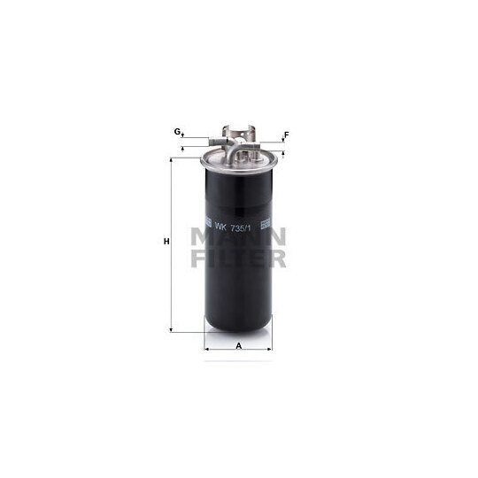 WK 735/1 - Fuel filter 