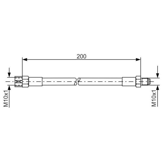 1 987 476 002 - Brake Hose 