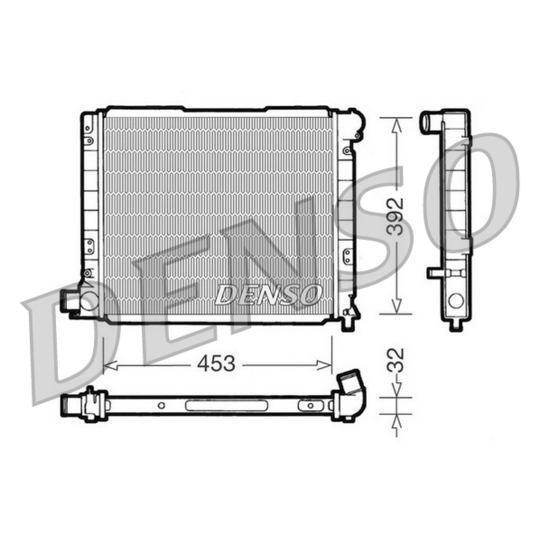 DRM09053 - Radiator, engine cooling 