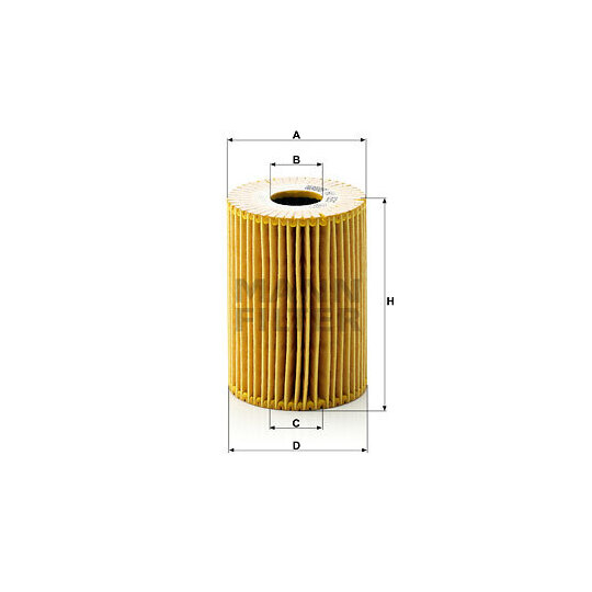 HU 825 x - Oil filter 