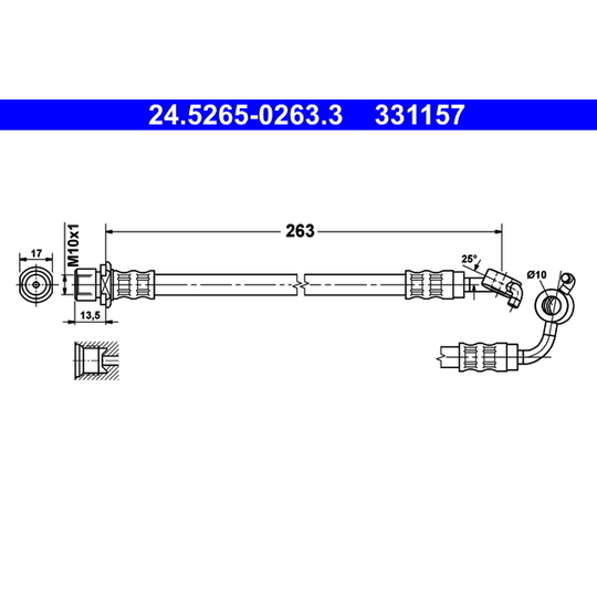 24.5265-0263.3 - Brake Hose 