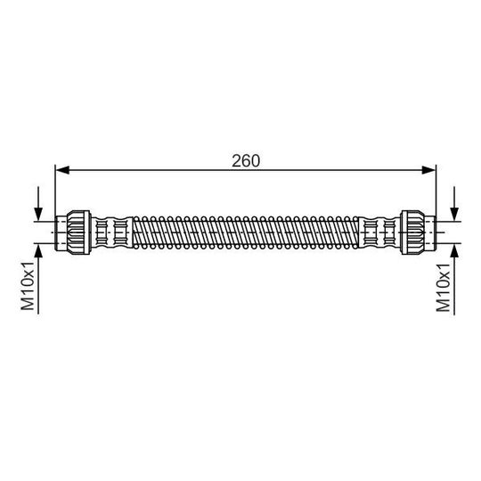 1 987 476 869 - Brake Hose 