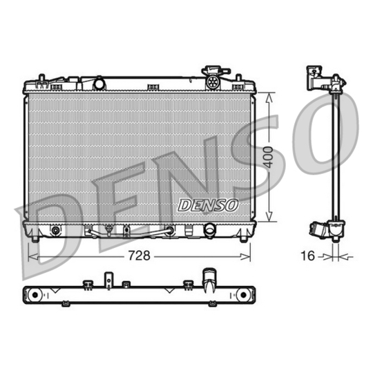 DRM50041 - Radiator, engine cooling 