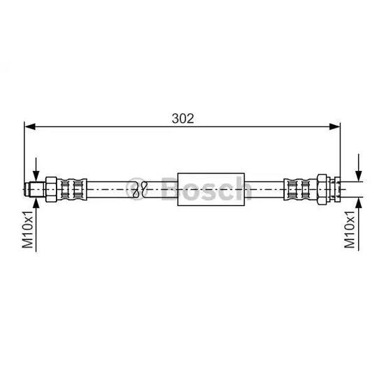 1 987 476 682 - Brake Hose 