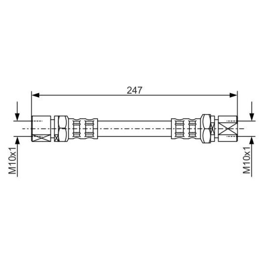 1 987 476 875 - Brake Hose 