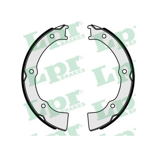 01092 - Brake Shoe Set, parking brake 