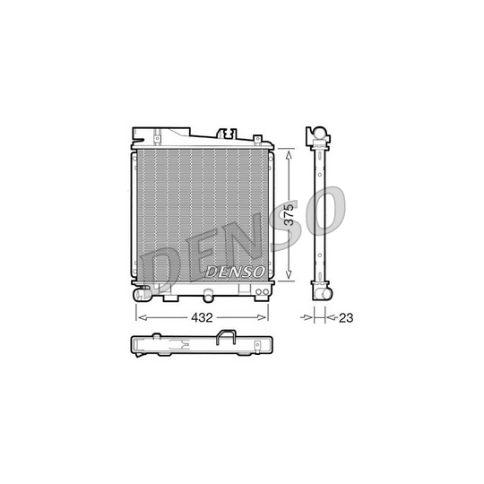 DRM05029 - Radiator, engine cooling 