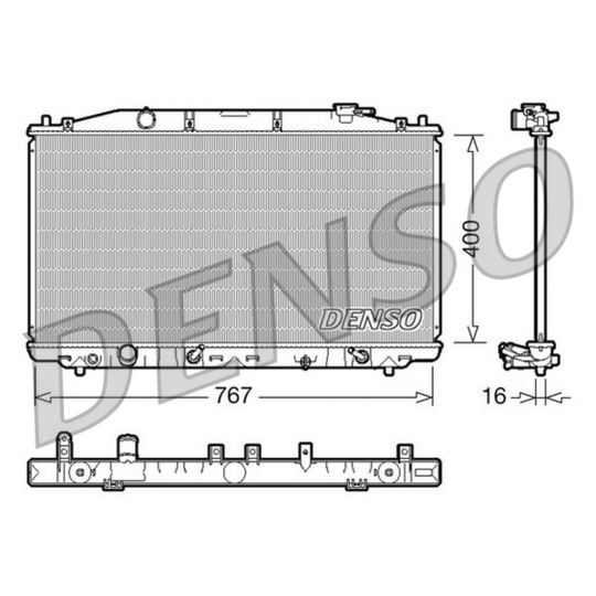 DRM40025 - Kylare, motorkylning 