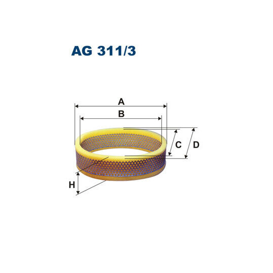 AG 311/3 - Air filter 