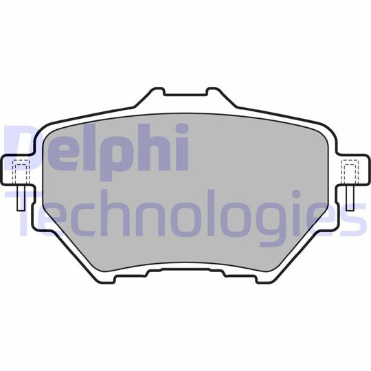 LP2505 - Brake Pad Set, disc brake 