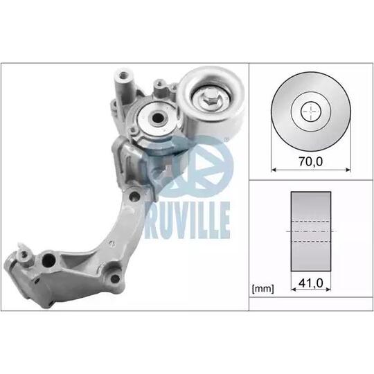 56955 - Tensioner Lever, v-ribbed belt 