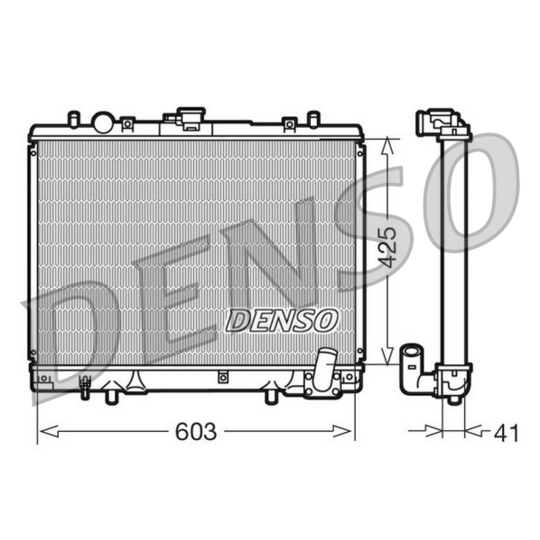 DRM45019 - Kylare, motorkylning 