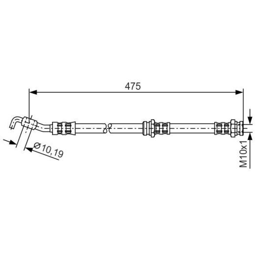 1 987 476 902 - Brake Hose 