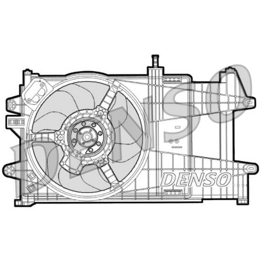 DER09039 - Tuuletin, moottorin jäähdytys 
