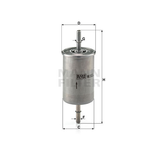WK 512/2 - Fuel filter 