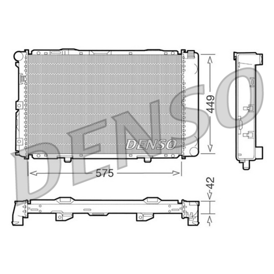 DRM17065 - Radiator, engine cooling 