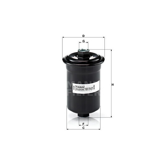 WK 614/11 - Fuel filter 