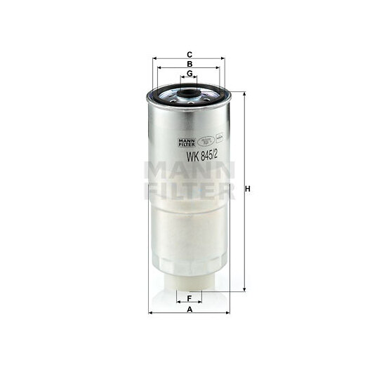 WK 845/2 - Fuel filter 