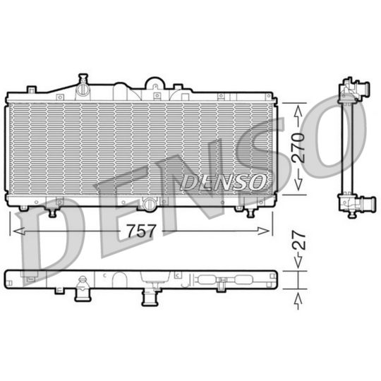 DRM09011 - Radiator, engine cooling 