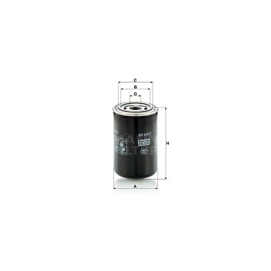 WD 940/2 - Filter, operating hydraulics 