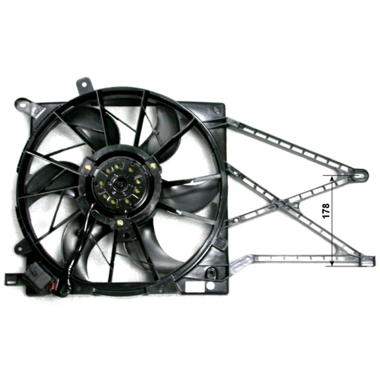 47582 - Fan, radiator 