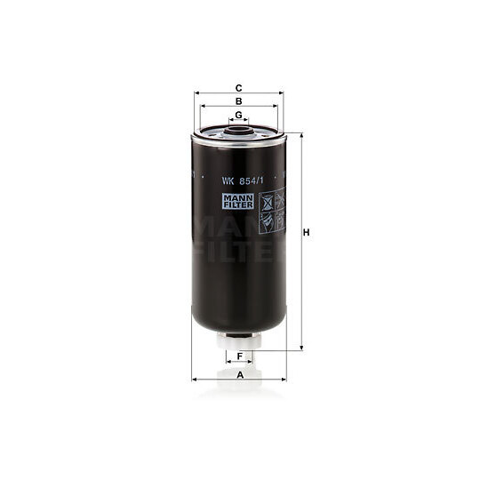 WK 854/1 - Fuel filter 