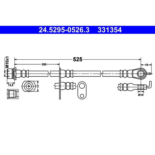 24.5295-0526.3 - Brake Hose 