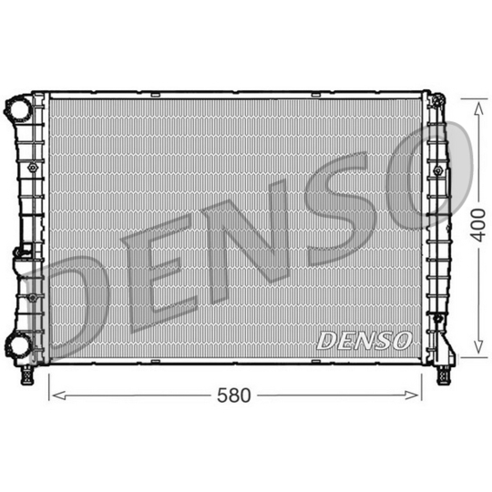 DRM01002 - Radiator, engine cooling 