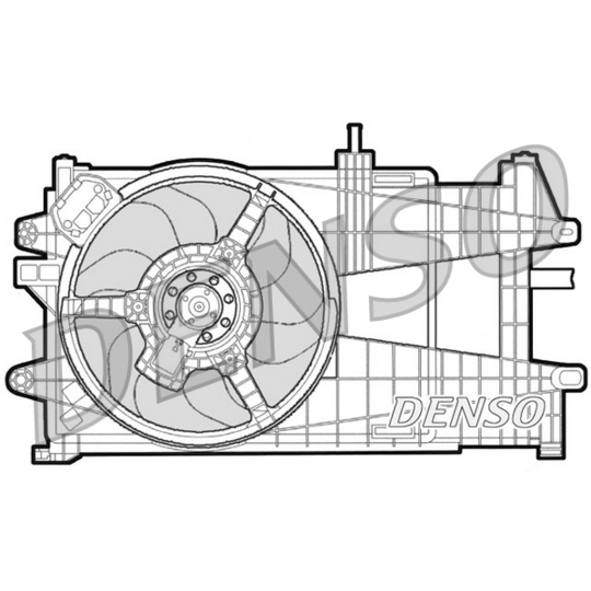 DER09035 - Tuuletin, moottorin jäähdytys 