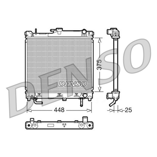 DRM47003 - Radiator, engine cooling 