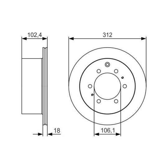 0 986 479 R57 - Brake Disc 